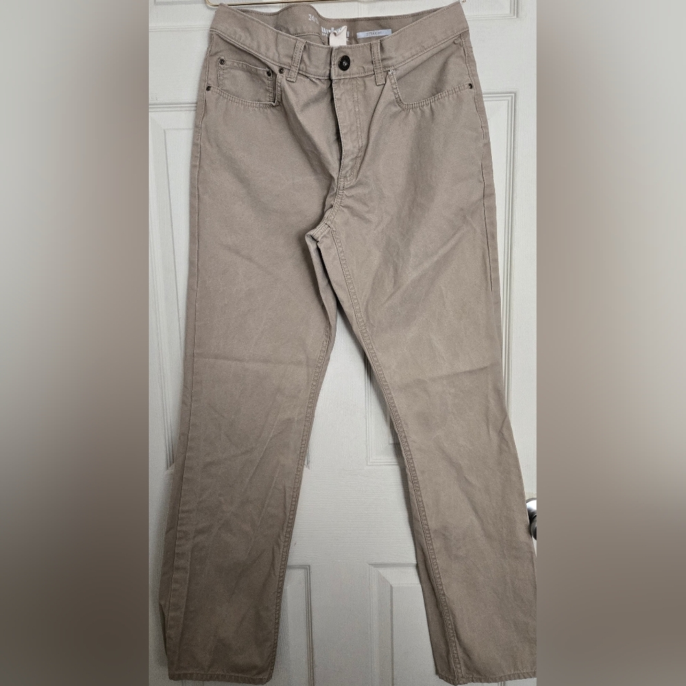 Urban Pipeline Men's Straight Leg Tan 34 × 34 Khaki Pants Chinos